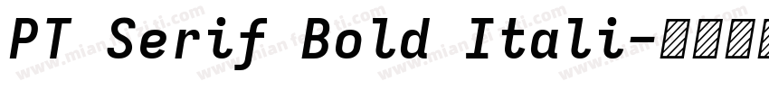 PT Serif Bold Itali字体转换